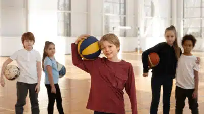 cours de sport à l'école