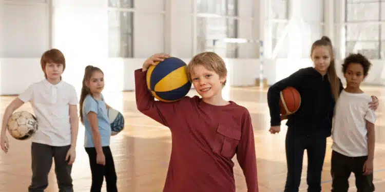 cours de sport à l'école