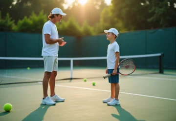 joueur tennis en action